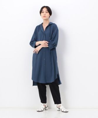 〔　ＴＡＬＬサイズ　〕　ヴィンテージストレッチシフォン　シャツ羽織り（３４７３ＨＣ１４）