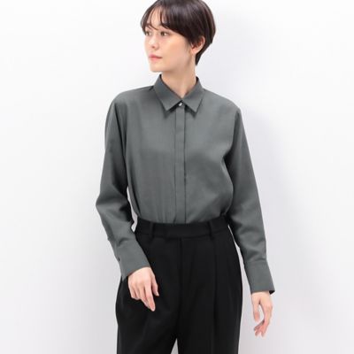 COMME CA TALL (Women/大きいサイズ)/コムサ トール 〔　ＴＡＬＬサイズ　〕　ビエラ　シャツ（３４７３ＨＥ１１）