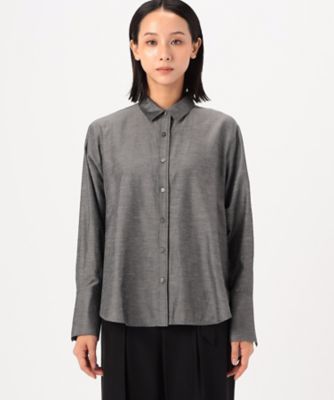美品！！theory ダンガリーシャツ TALLサイズ 〕 ソフトダンガリー シャツ（3473HI02