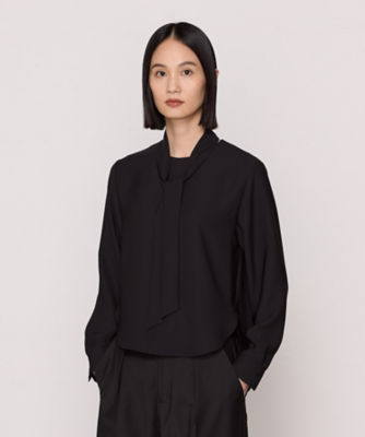 ＜COMME CA TALL (Women/大きいサイズ)＞〔　ＴＡＬＬサイズ　〕　【２ＷＡＹ】プルエラバックサテン　ブラウス（３４７３ＨＩ１０）