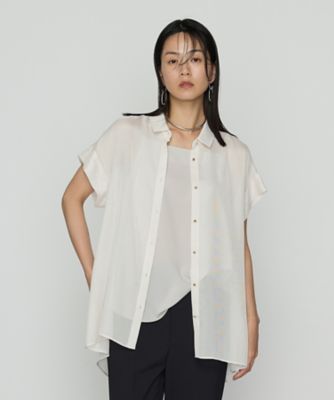 ＜COMME CA TALL (Women/大きいサイズ)＞〔　ＴＡＬＬサイズ　〕　ドライカラミ／クリアスムース　シャツ（３４７３ＨＫ１７）