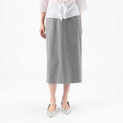 ＜COMME CA TALL (Women/大きいサイズ)＞〔　ＴＡＬＬサイズ　〕　【セットアップ対応】２ＷＡＹストレッチトロ　スカート（３４８０ＦＧ０１）