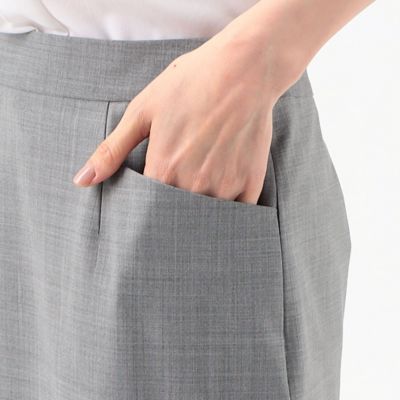 〔　ＴＡＬＬサイズ　〕　【セットアップ対応】２ＷＡＹストレッチトロ　スカート（３４８０ＦＧ０１）