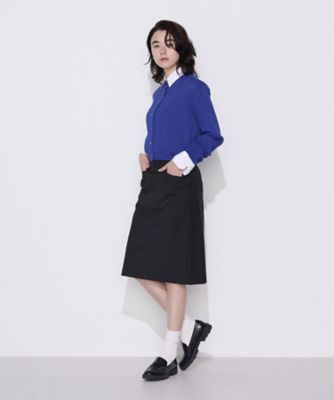 TALLサイズ 〕 【セットアップ対応】ストレッチトロ スカート