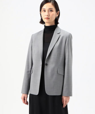 ＜COMME CA TALL (Women/大きいサイズ)＞〔　ＴＡＬＬサイズ　〕　【セットアップ対応】２ＷＡＹストレッチトロ　シングルジャケット（３４８０ＧＩ０１）