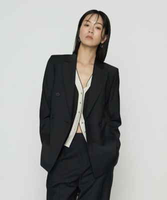 ＜COMME CA TALL (Women/大きいサイズ)＞〔　ＴＡＬＬサイズ　〕　【セットアップ対応】ブライトリー　トロ　ダブルジャケット（３４８０ＧＭ０２）