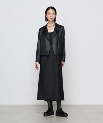 COMME CA TALL (Women/大きいサイズ)/コムサ トール 〔　ＴＡＬＬサイズ　〕　【セットアップ対応】ストレッチトロ　ワンピース（３４８０ＯＩ０４）