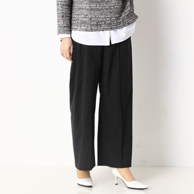 ＜COMME CA TALL (Women/大きいサイズ)＞〔ＴＡＬＬサイズ〕ストレッチトロ　ワイドパンツ（３４８０ＰＴ０３）