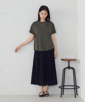 シフォンジョーゼット アシンメトリープリーツ スカート