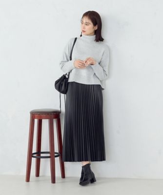 合成皮革プリーツスカート（3850FM51） | COMME CA ISM (Women