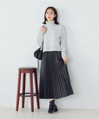合成皮革プリーツスカート（3850FM51） | COMME CA ISM (Women