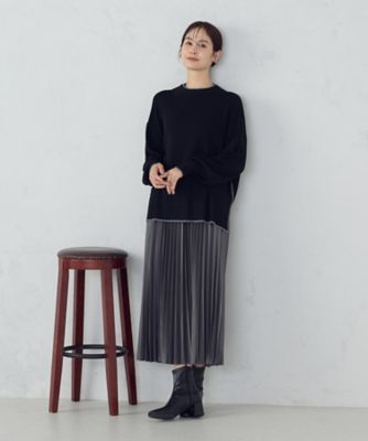 エンボス加工プリーツスカート（3850FM52） | COMME CA ISM