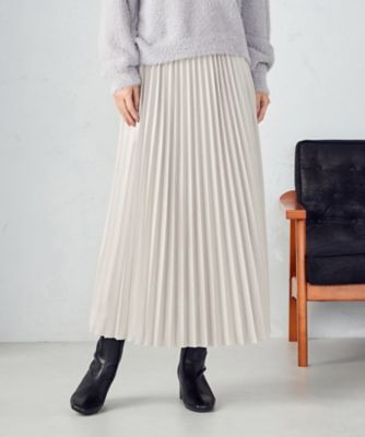 エンボス加工プリーツスカート（3850FM52） | COMME CA ISM