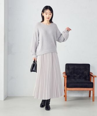 エンボス加工プリーツスカート（3850FM52） | COMME CA ISM