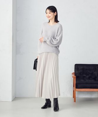 エンボス加工プリーツスカート（3850FM52） | COMME CA ISM