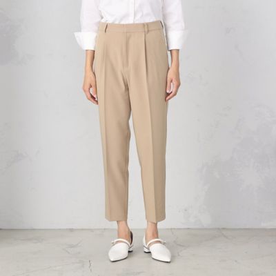 ＜COMME CA ISM (Women)＞センタープレス　ストレッチ　テーパードパンツ（３８５２ＰＣ５１）