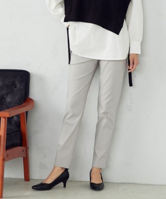 ＜COMME CA ISM (Women)＞【美しい　ベーシックパンツ】裏起毛　ハイテンション　パンツ（３８５２ＰＣ５２）