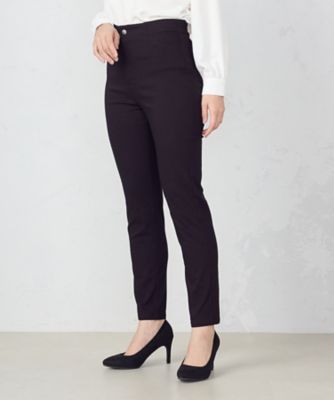 美しい ベーシックパンツ】裏起毛 ハイテンションパンツ