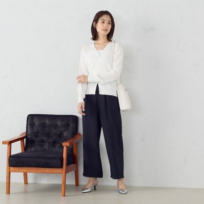 パンダ様用リネンワイドパンツ、リネン半袖ブラウス パンダ様用リネンワイドパンツ、リネン半袖ブラウス