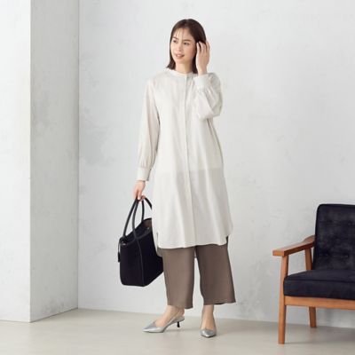 リネンライク ワイドパンツ（3852PG53） | COMME CA ISM