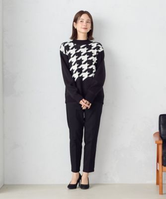 【美しい　ベーシックパンツ】裏起毛カルゼ　テーパードパンツ（３８５２ＰＧ５８）