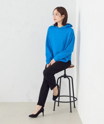 【美しい　ベーシックパンツ】裏起毛カルゼ　テーパードパンツ（３８５２ＰＧ５８）