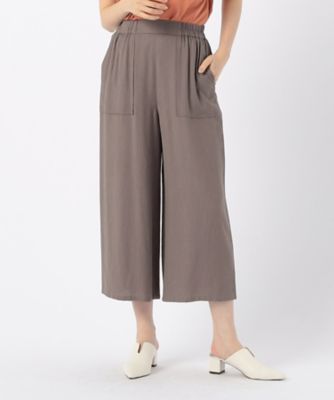 麻調スラブ ワイドパンツ（3852PG60） | COMME CA ISM