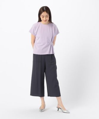 麻調スラブ ワイドパンツ（3852PG60） | COMME CA ISM