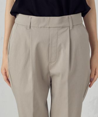 【美しいベーシックパンツ】　ストレッチツイルテーパードパンツ（３８５２ＰＩ６６）