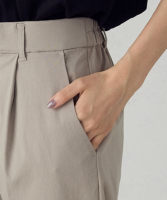 【美しいベーシックパンツ】　ストレッチツイルテーパードパンツ（３８５２ＰＩ６６）
