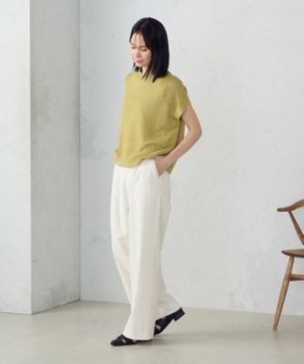 【美しいベーシックパンツ】ワイドシルエット　チノパンツ（３８５２ＰＫ５０）