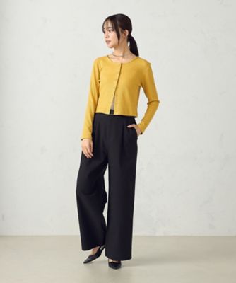 【美しいベーシックパンツ】ワイドシルエット　チノパンツ（３８５２ＰＫ５０）