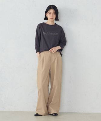【美しいベーシックパンツ】ワイドシルエット　チノパンツ（３８５２ＰＫ５０）