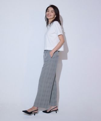 グレンチェック ワイドパンツ（3852PK51） | COMME CA
