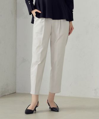 ＜COMME CA ISM (Women)＞【美しいベーシックパンツ】ストレッチテーパードパンツ（３８５２ＰＫ５６）