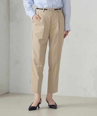 【美しいベーシックパンツ】ストレッチテーパードパンツ（３８５２ＰＫ５６）