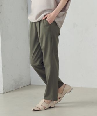 【美しいベーシックパンツ】ストレッチテーパードパンツ（３８５２ＰＫ５６）
