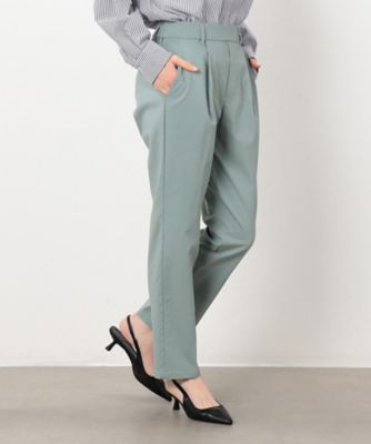 【美しいベーシックパンツ】ストレッチテーパードパンツ（３８５２ＰＫ５６）