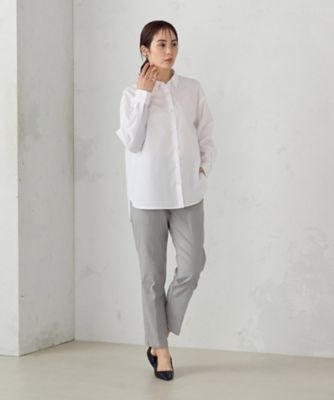 【美しいベーシックパンツ】裏起毛カルゼ　テーパードパンツ（３８５２ＰＫ５８）