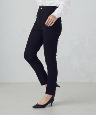 ＜COMME CA ISM (Women)＞【美しいベーシックパンツ】裏起毛　ハイテンションパンツ（３８５２ＰＭ５２）