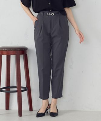＜COMME CA ISM (Women)＞【美しいベーシックパンツ】テーパードパンツ（３８５２ＰＭ５６）