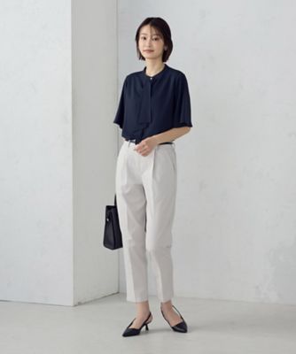 美しいベーシックパンツ】テーパードパンツ（3852PO56