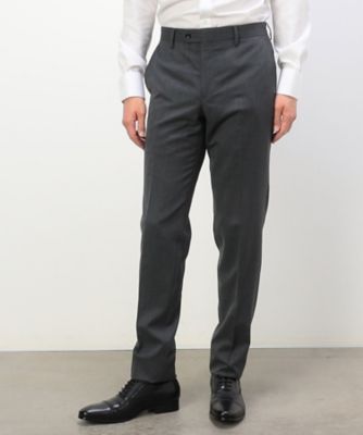 ＜COMME CA ISM (Men)＞★雑誌／テレビ着用商品★　セットアップ対応　ポリエステル　ウール　ギャバ　パンツ（４７０１ＦＥ０１）