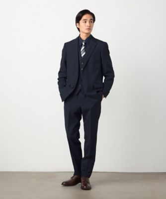 セットアップ対応】ポリエステル ウール トロピカル パンツ