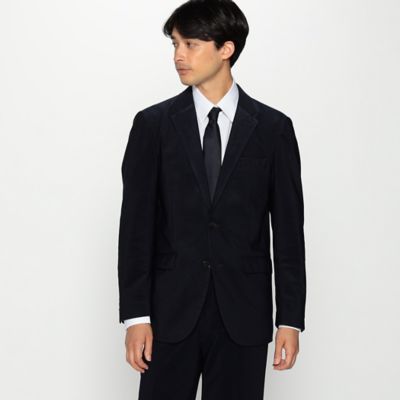 ＜三越伊勢丹/公式＞【SALE】COMME CA ISM (Men)/コムサイズム 経編コーデュロイ セットアップジャケット ネービーブルー コート・ジャケット【三越伊勢丹/公式】