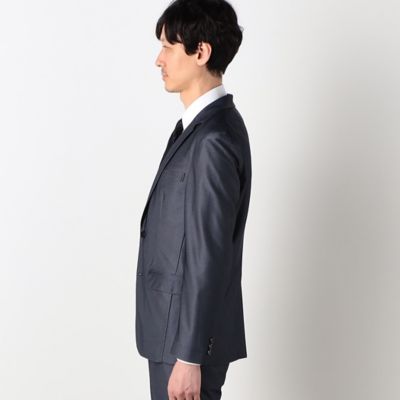 【セットアップ対応】　ウォッシャブル　デニム調　ジャージー　ジャケット（４７０１ＧＥ１０）