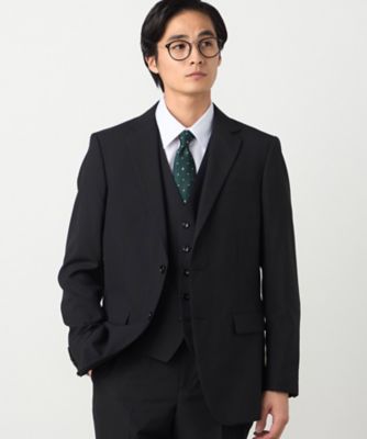 セットアップ対応】ポリエステル ウール トロピカル ジャケット