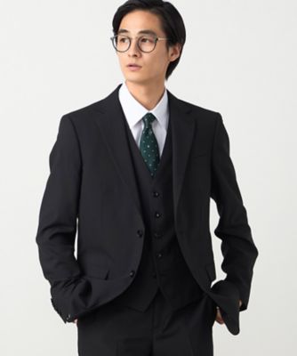 セットアップ対応】ポリエステル ウール トロピカル ジャケット