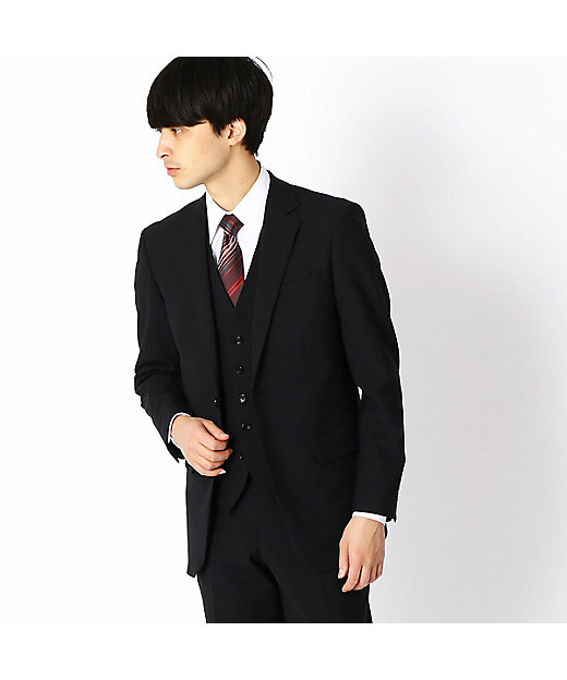 【SALE】尾州ファブリック クラシックモデル スーツジャケット ブラック