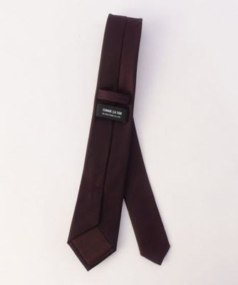 【美品】PRADA ブラックシルク ネクタイ　ソリッド　無地　光沢 ブラック シルク ネクタイ | PRADA